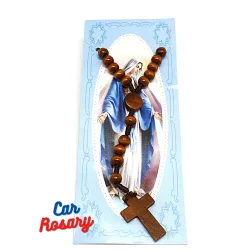Wooden car rosary
