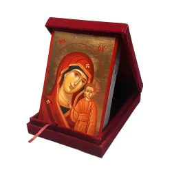 Icona legno Madonna di...