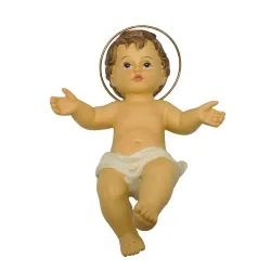 Gesù Bambino con aureola cm 6