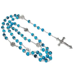 Glass rosary marble...