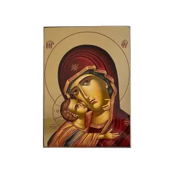 Icona legno Madonna con...