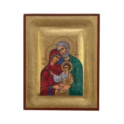 Icona legno Sacra Famiglia